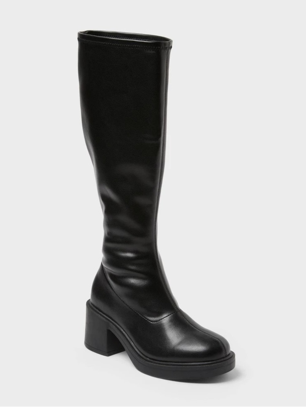 Women's Danika Stretch Tall Combat Boots With Memory Foam Insole - Wild Fable